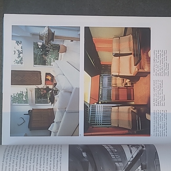 VINTAGE 1988 "INTERIOR DESIGN" COFFEE TABLE BOOK - Picture 5 of 10